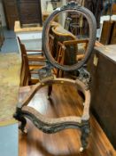 A Victorian Ladies chair frame for restoration