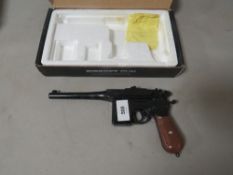 A boxed G.12 air soft gun