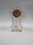 A Waterford crystal grandfather clock