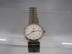 A men's Longines Conquest writswatch