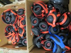 Two boxes of Giotec headphones