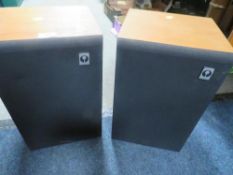 A pair of Wharfdale laser range speakers - untested
