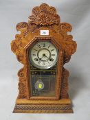 An Ansonia gingerbread clock