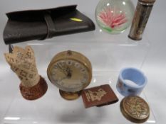 A box of collectables including a Doctor Who notebook etc