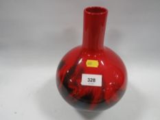 A Royal Doulton Flambe vase