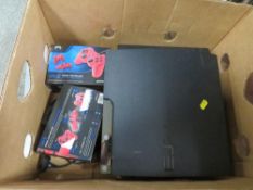 Two PlayStation 3's with controllers