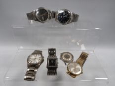 A small collection of wristwatches