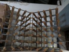 Two 24 bottle storage racks