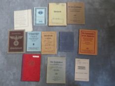 A SMALL COLLECTION OF WWI & WWII GERMAN PAPERWORK RELATING TO THE BALKE FAMILY