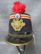 A FRENCH NATIONAL GUARD KEPI HAT, model 1874, probably 20th century