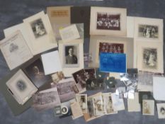A COLLECTION OF PHOTOGRAPHS AND DOCUMENTS RELATING TO 2nd LT FRANK ERIC HARGER R.F.A., killed in