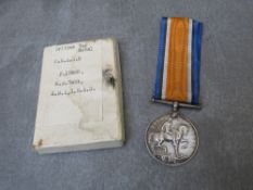 WW2 BRITISH WAR MEDAL, named to F.12466 M. S. WEBB A.M.I.R.N.A.S. in card box of issue