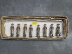 A SET OF EIGHT WOMENS ARMY AUXILLARY CORPS, stamped 'AR' to base