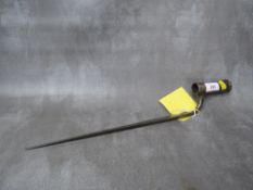 A BROWN BESS SOCKET BAYONET, with East India Company markings