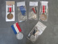 TWO GEORGE V SPECIAL CONSTABULARY MEDALS, named to Horace Bowater and Fred Crowther, along with