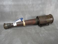 A GERMAN MODEL 1916 INERT STICK GRENADE, retaining belt hook and end cap, marked to wooden grip '