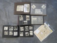 A SMALL GROUP OF WW2 PROPAGANDA LEAFLETS, three Luftpost and a Berlin liar, along with three 1940s /