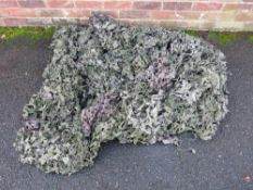 A CAMOUFLAGE NET, circa 1970s