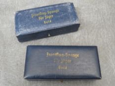GERMAN WWII LUFTWAFFE BOXES FOR COMBAT BADGES (Boxes empty) (2)