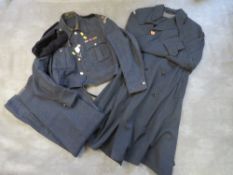 ROYAL OBSERVER CORP BLOUSE, with 'Seaborne' shoulder title, dated 1950, with beret and trousers,