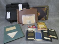 A WW2 MEDAL GROUP DOCUMETNS AND PHOTOALBUMS OF AJN HOLMAN YINDRICH, WAR CORRESPONDANT, medal group