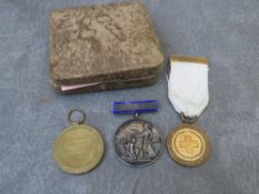 WW1 VICTORY MEDAL, named to 101651 PTE F. BOYLING MGE, WW1 Red Cross medal and a WW1 Ansley