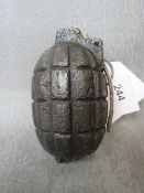 A WWI BRITISH No. 23 MILLS BOMB, rifle grenade (Inert)