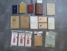 A QUANTITY OF MOSTLY WWII RELATED BOKS & EPHEMERA, to include maps, manuals, ration books etc