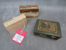 A WW2 GERMAN DETONATOR T1955 / AK50 FUZE BOX, and a German engineers fuse box (2)