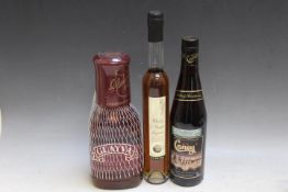 1 BOTTLE OF RON CANEY CUBAN ANEJO CENTURIA, together with 1 litre bottle of Glayva liqueur and 1