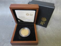 QEII MARY ROSE 2011 GOLD PROOF TWO POUNDS, in case of issue with COA