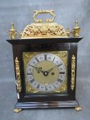 A VERY FINE LATE 17TH BASKET TOPPED BRACKET CLOCK BY ROBERT WILLIAMSON OF LONDON (1698-1714), the