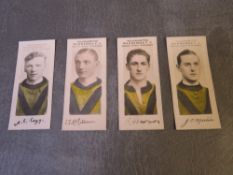 FOUR 1924 WOLVERHAMPTON WANDERERS PLAYERS PAULTON WOLVES & OFFICIALS FOOTBALL TRADE CARDS,