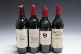 7 BOTTLES OF SAINT EMILION BORDEAUX WINES CONSISTING OF 2 BOTTLES OF CHATEAU MOINE VIEUX 1996, 2