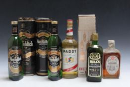 2 VINTAGE BOTTLES OF GLENFIDDICH SPECIAL RESERVE WHISKY, in original gift sleeves, together with 1