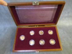 QEII ROYAL PORTRAIT COLLECTION IN GOLD, consisting of gold sovereigns 1968, 1983, 1986 and 2006,