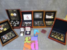 A COLLECTION OF ROYAL MINT EXECUTIVE PROOF SETS, 2006, 2007, 2008, 2010 and 2011, along with a