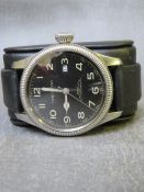 HAMILTON - A GENTLEMANS STAINLESS STEEL KHAKI AUTOMATIC WRISTWATCH - TEAM EARTH HARRISON FORD