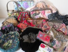 A COLLECTION OF TWELVE BUTLER AND WILSON HANDBAGS, various styles and sizes, together with two