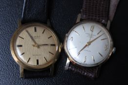 SUMMIT 17 JEWELS INCABLOC WATCH, Dia. 2.5 cm, together with a Kendal & Dent 21 jewels watch, Dia.