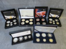 ROYAL MINT SILVER PROOF SETS, 2009 Britannia Golden Silhouette, 2007 Family Silver, 2009 Anniversary