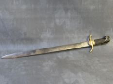 A LATE 19TH / EARLY 20TH CENTURY GERMAN HUNTING SWORD, blade L 52 cm, overall L 66 cm