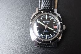 A BINOTONE SEAWATCH, chronometer 23 jewles, antimagnetic, Dia. 2.5 cm