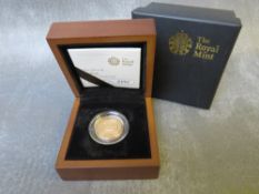 QEII BELFAST 2010 GOLD PROOF ONE POUND, in case of issue with COA