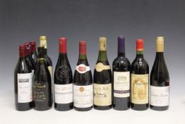 12 BOTTLES OF ASSORTED FRENCH WINES, to include 1 bottle of M&S Chateauneuf-du-pape