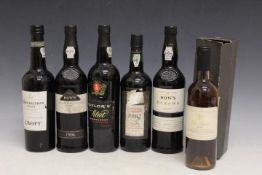 5 BOTTLES OF ASSORTED LBV AND OTHER PORTS TO INCLUDE 1 BOTTLE OF DOW'S LBV 1996, together with 1