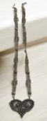 schweres Silber-Collier, 60,4 gr, L-max. 56 cm