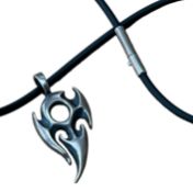Lederband mit Silber-925- Anhänger und Schliesse
