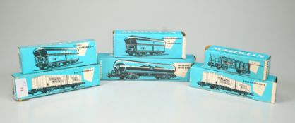 Märklin ab 1954, Gebr. Märklin & Cie., G.m.b.H. Göppingen: Sammlung Wagen in OVP 60er Jahre