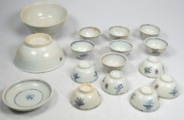 Tek Sing Cargo Porzellansammlung von 1822. 16teilig